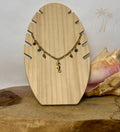 Collar de Caballitos de Mar en Stainless Steel con Piedras